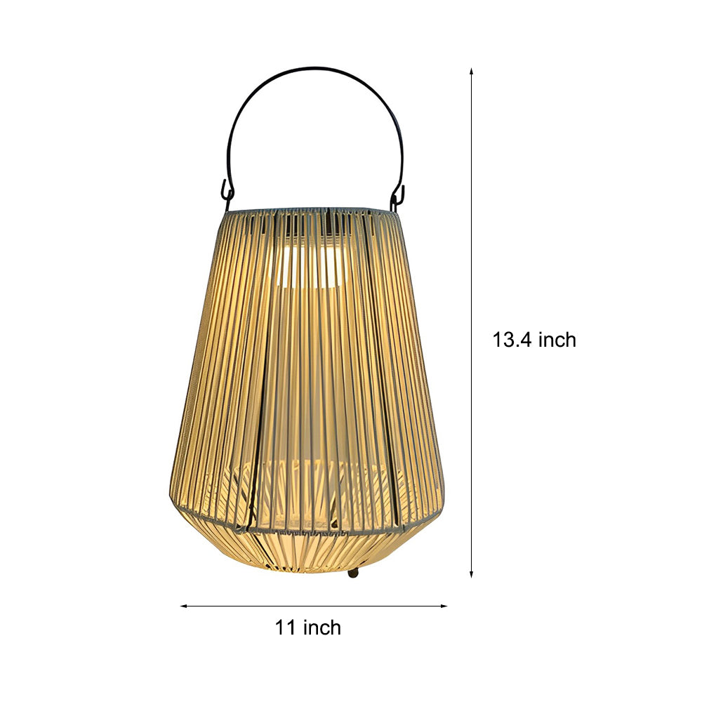Portable Handmade Solar Outdoor Lantern Ha085474