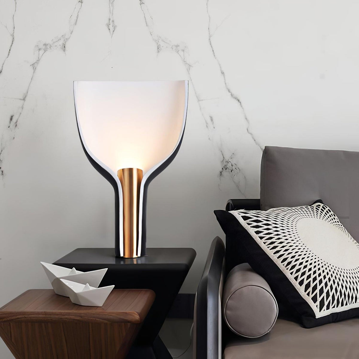 Half Funnel Table Light