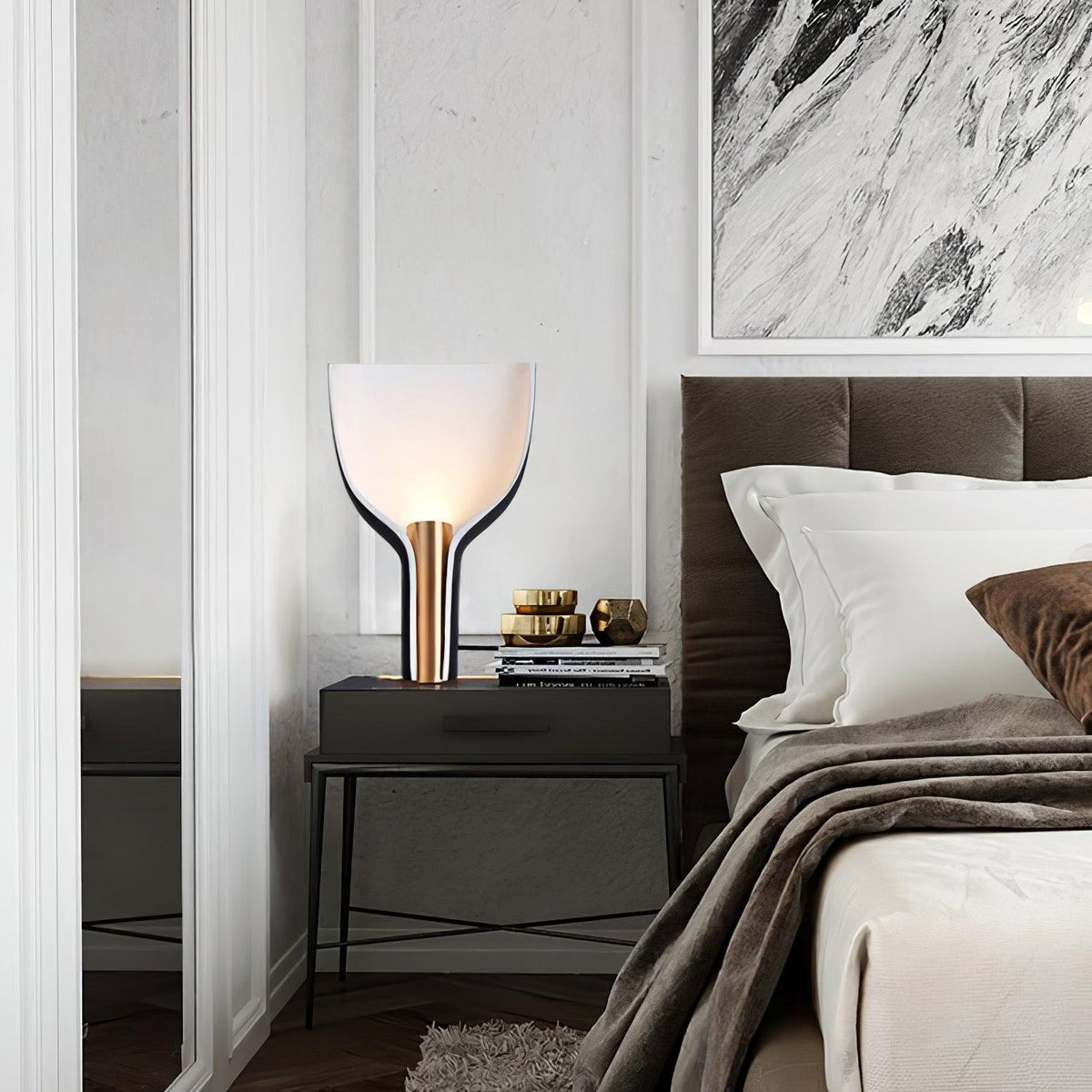 Half Funnel Table Light