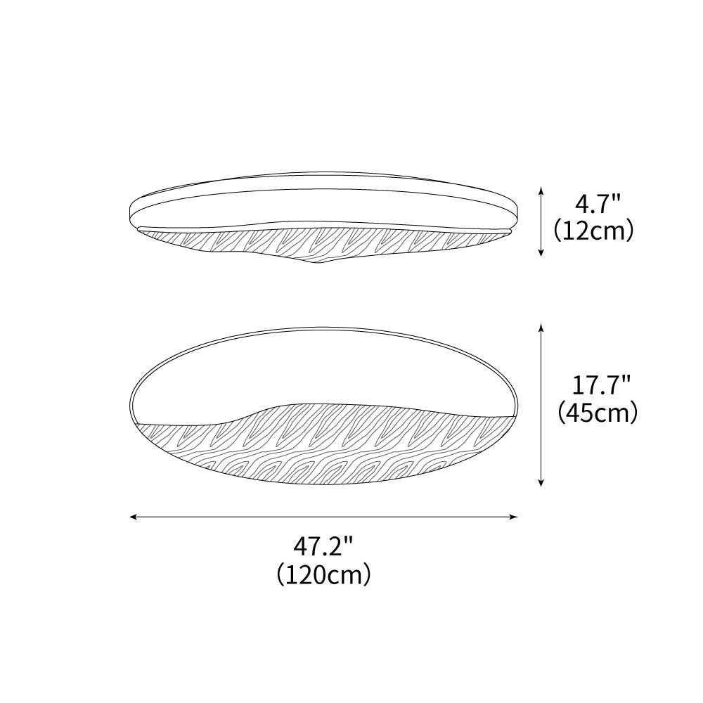 half-mountain-ceiling-lamp