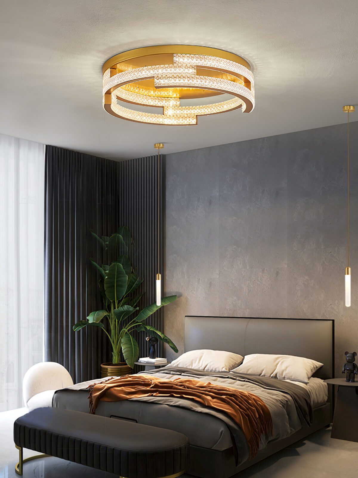 Half Dome Ceiling Light