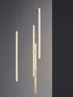 Halo Jewel Straight Pendant Light