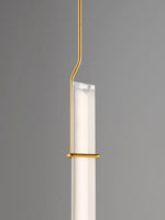 Halo Jewel Straight Pendant Light