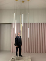 Halo Jewel Straight Pendant Light