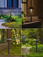 Halo Stem Outdoor Path Light – Modern LED Bollard for Walkways & Gardens