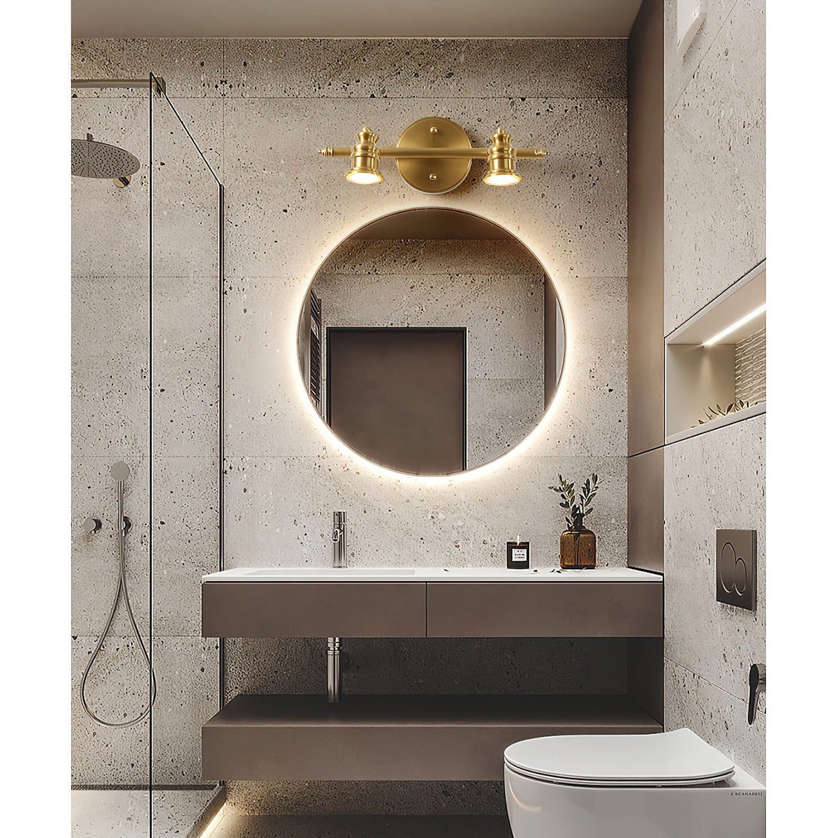 halophane-brass-wall-lamp
