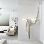 Hammock Fabric Pendant Light – Sculptural Designer Ceiling Lamp