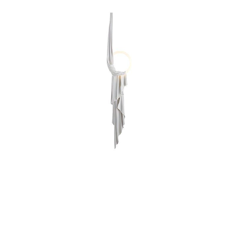 Hammock Fabric Pendant Light – Sculptural Designer Ceiling Lamp