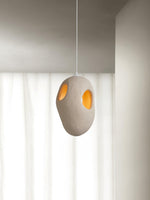 Hand Built White Pendant Lamp