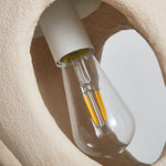 Hand Built White Pendant Lamp