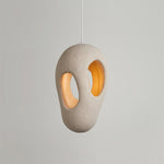 Hand Built White Pendant Lamp