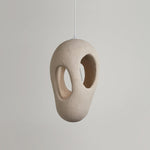 Hand Built White Pendant Lamp