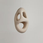 Hand Built White Pendant Lamp