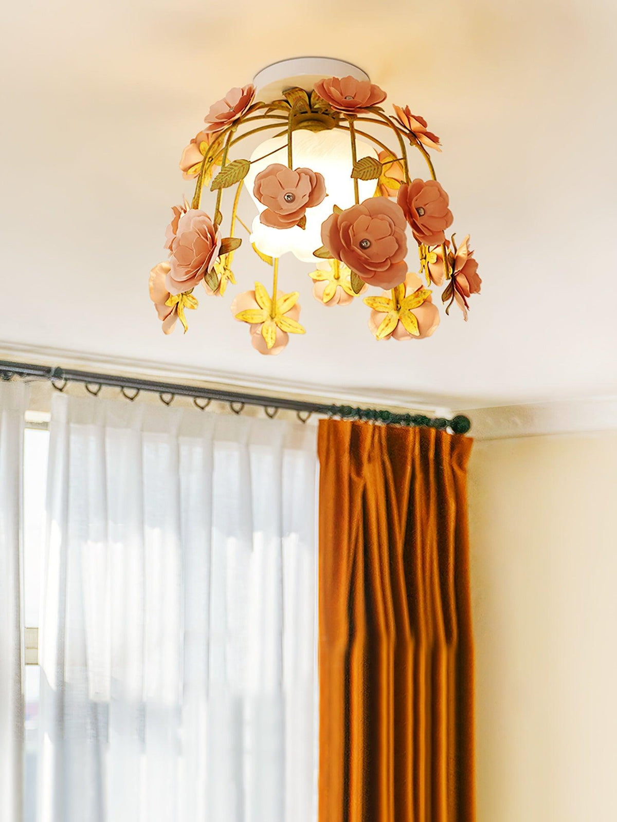 hanging-flower-ceiling-lamp