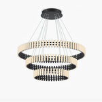 Aurelia LED Chandelier – Modern Hanging Ring Light for Dining & Living Spaces