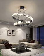 Aurelia LED Chandelier – Modern Hanging Ring Light for Dining & Living Spaces