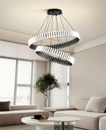 Aurelia LED Chandelier – Modern Hanging Ring Light for Dining & Living Spaces