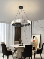 Aurelia LED Chandelier – Modern Hanging Ring Light for Dining & Living Spaces