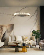 Aurelia LED Chandelier – Modern Hanging Ring Light for Dining & Living Spaces