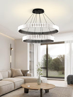 Aurelia LED Chandelier – Modern Hanging Ring Light for Dining & Living Spaces