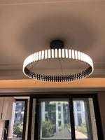 Aurelia LED Chandelier – Modern Hanging Ring Light for Dining & Living Spaces