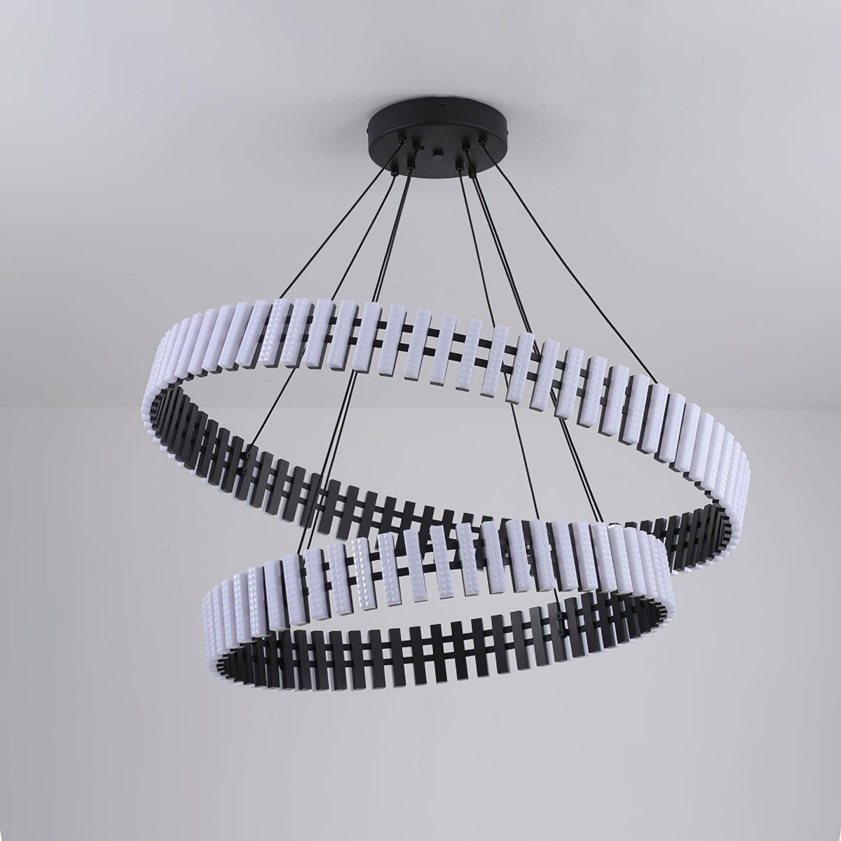 Aurelia LED Chandelier – Modern Hanging Ring Light for Dining & Living Spaces