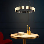 Aurelia LED Chandelier – Modern Hanging Ring Light for Dining & Living Spaces