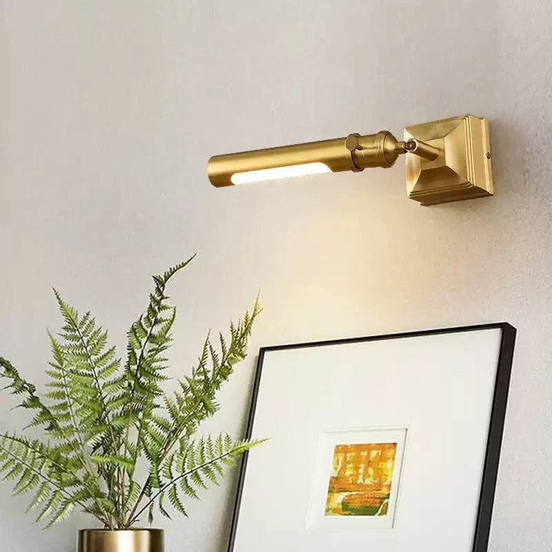 Harlow Brass LED Wall Sconce for Modern Interiors
