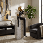 Harmony Duo Sculpture Floor Lamp with Marble Base