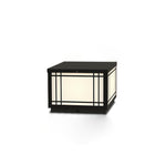 Harrison Solar Cube Outdoor Lantern – Modern Architectural LED Garden Light