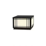 Harrison Solar Cube Outdoor Lantern – Modern Architectural LED Garden Light