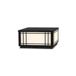 Harrison Solar Cube Outdoor Lantern – Modern Architectural LED Garden Light