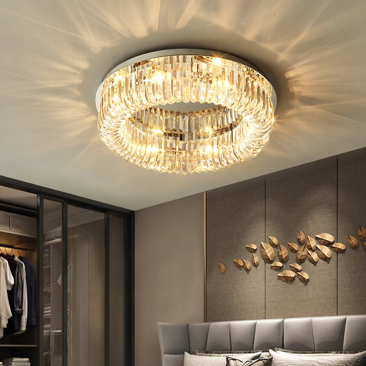 Haruyo Crystal Ceiling Light