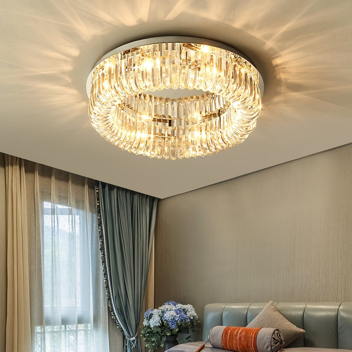 Haruyo Crystal Ceiling Light