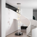 Harvest Alabaster Pendant Light – Natural Stone LED Chandelier