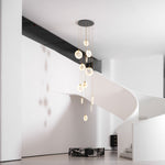 Harvest Alabaster Pendant Light – Natural Stone LED Chandelier