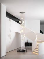 Harvest Alabaster Pendant Light – Natural Stone LED Chandelier