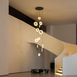Harvest Alabaster Pendant Light – Natural Stone LED Chandelier