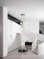 Harvest Alabaster Pendant Light – Natural Stone LED Chandelier