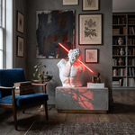 Helios Strike Sculpture Table Lamp with LED Light Rod