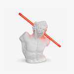 Helios Strike Sculpture Table Lamp with LED Light Rod