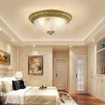Hemispherical Engraved Ceiling Light