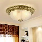 Hemispherical Engraved Ceiling Light