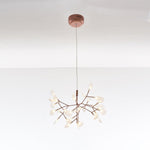 Rose Gold Firefly Led Chandelier