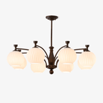 Hespera Orb Chandelier – Modern Glass & Bronze Pendant Light