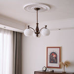 Hespera Orb Chandelier – Modern Glass & Bronze Pendant Light