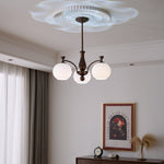 Hespera Orb Chandelier – Modern Glass & Bronze Pendant Light