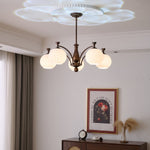 Hespera Orb Chandelier – Modern Glass & Bronze Pendant Light