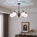 Hespera Orb Chandelier – Modern Glass & Bronze Pendant Light