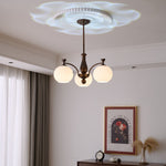Hespera Orb Chandelier – Modern Glass & Bronze Pendant Light